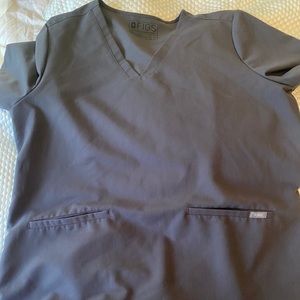 Figs Charcoal Casma top